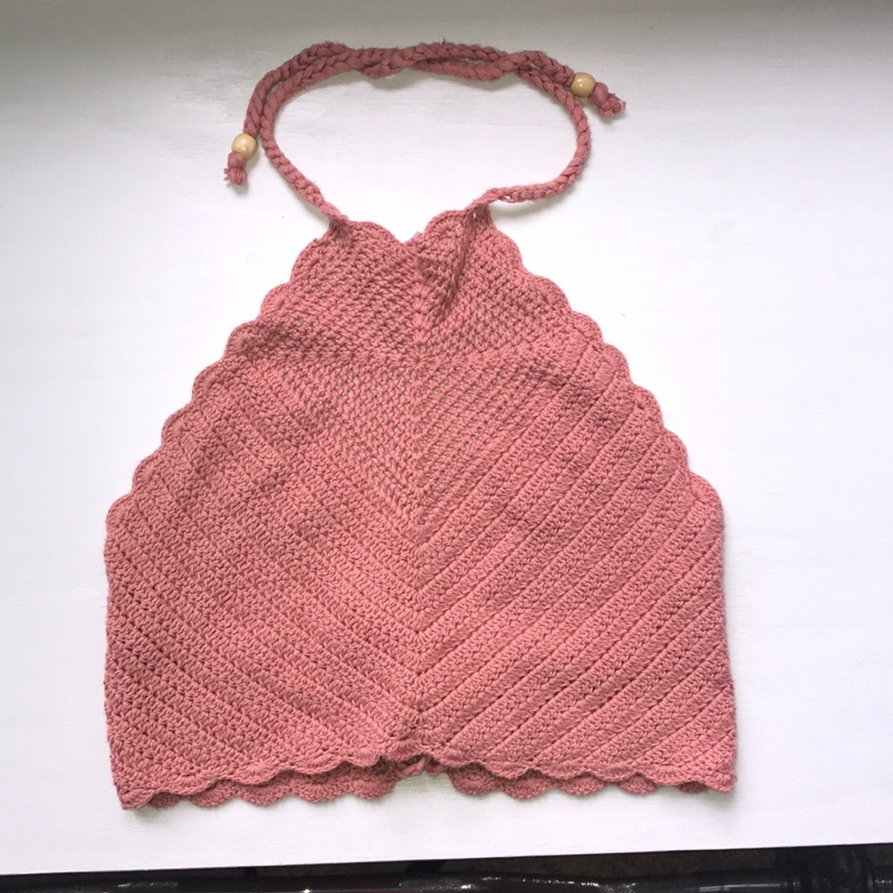 Kendall and Kylie crochet crop top